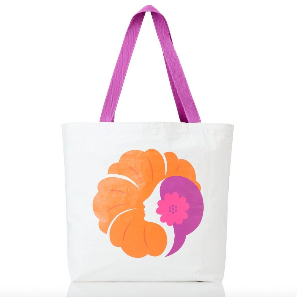 Aloha Collection x Hawaiian Airlines Reversible Tote, Vintage Pualani - Picture 1 of 12